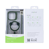 Étui Rixus Classic 03 avec MagSafe pour Apple iPhone 16 Plus vert foncé