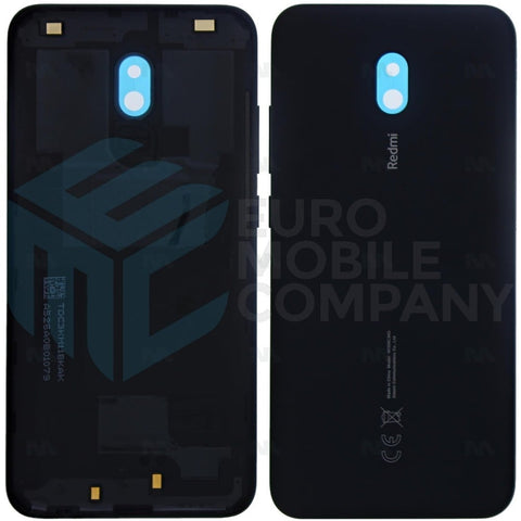 Vitre arrière Xiaomi Redmi 8A sans objectif, noir nuit, Original