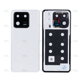 Vitre arrière pour Xiaomi 13 Pro avec objectif, blanc céramique, OEM