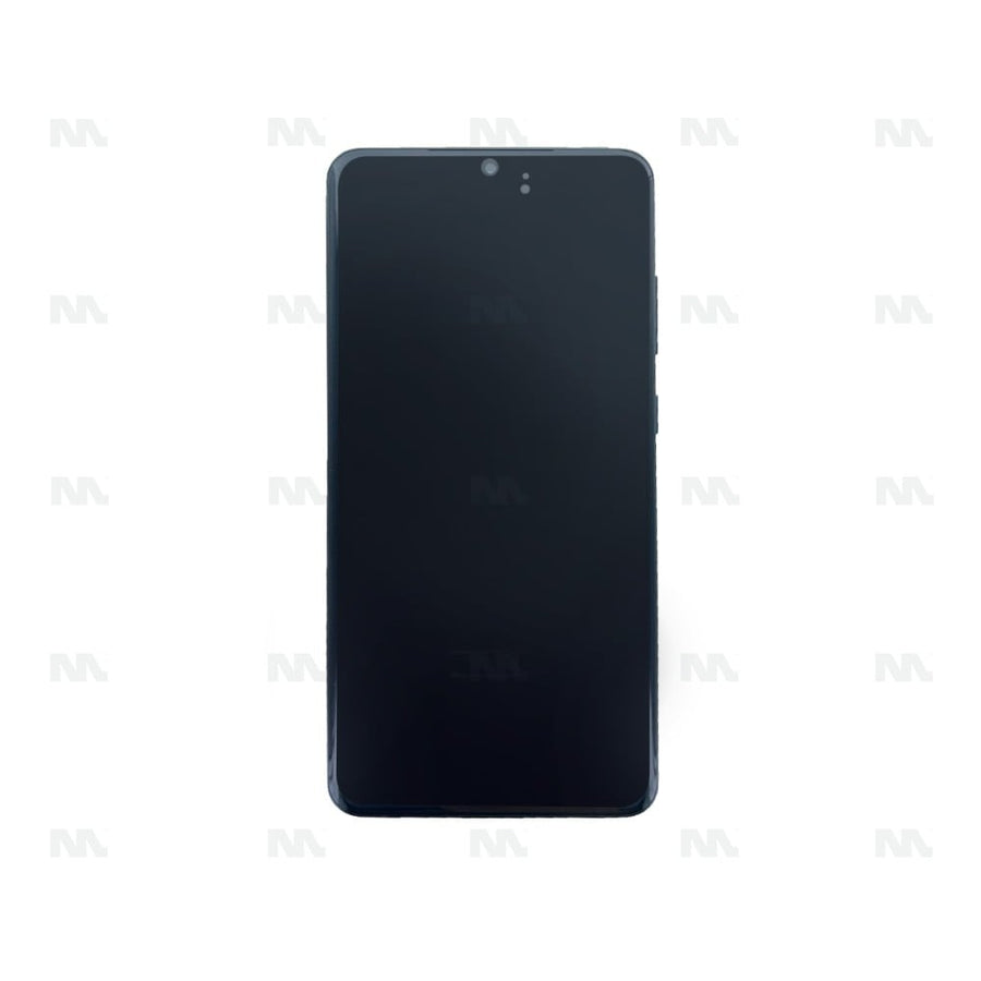 Chassis + Ecran Officiel Service Pack + Vitre pour Samsung Galaxy S20 Ultra G988B Camera - Cosmic Black
