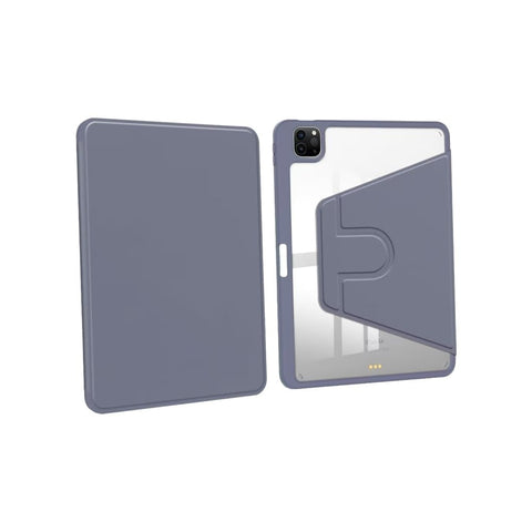 Étui de protection en cuir PU pour iPad 10,2 et 10,5 pouces, couleur lavande