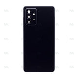 Vitre arrière pour Samsung Galaxy A72 A725F avec objectif Awesome Black OEM