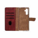 Bibliothèque Rixus pour Samsung Galaxy S25 FE Rouge foncé
