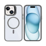 Étui Rixus Classic 03 avec MagSafe pour Apple iPhone 15 Plus Gris titane