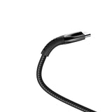 Câble de données USB-C en alliage métallique noir en vrac