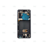 Chassis + Ecran Officiel Service Pack + Vitre pour Samsung Galaxy S21 5G G991B Camera - Phantom Grey