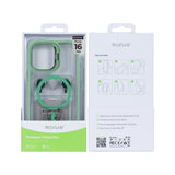 Étui Rixus Classic 03 avec MagSafe pour Apple iPhone 16 Plus vert clair