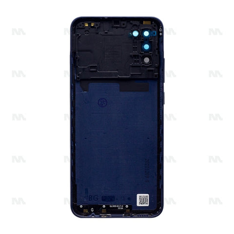 Vitre arrière pour Samsung Galaxy A02s A025F avec objectif bleu OEM