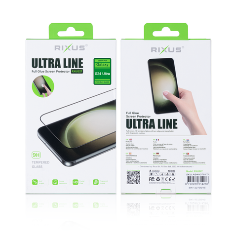 Verre trempé Rixus Clear HD Ultra Line pour Samsung Galaxy S24 Ultra