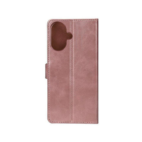 Rixus Bookcase pour Samsung Galaxy A07 Rose
