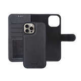 Portefeuille magnétique amovible Rixus Duo pour Apple iPhone 16 Pro Max Noir