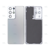Vitre arrière pour Samsung Galaxy S21 Ultra 5G G998B avec objectif Phantom Silver OEM