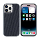 Coque Mag Carbon avec MagSafe pour Apple iPhone 14 Pro Gris titane