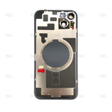 Vitre Arrière sans NFC pour Apple iPhone 14 Plus, cadre d'appareil photo agrandi Bleu Compatible