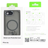 Étui Rixus Classic 04 avec MagSafe pour Apple iPhone 16e gris