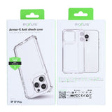Étui antichoc Rixus Armor-X avec MagSafe pour Apple iPhone 17 Pro transparent