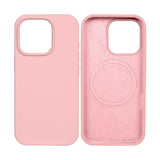 Coque de téléphone souple en TPU Rixus avec MagSafe pour Apple iPhone 16 Pro rose