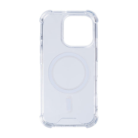 Étui anti-éclatement Rixus avec MagSafe pour Apple iPhone 16 Pro Max transparent