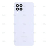 Vitre arrière pour Samsung Galaxy M33 5G M336B avec objectif blanc OEM
