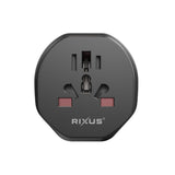 Adaptateur secteur de voyage Rixus RXHC27B UE noir