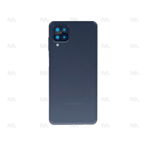 Vitre arrière pour Samsung Galaxy A12 A125F avec objectif noir OEM