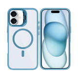 Étui Rixus Classic 03 avec MagSafe pour Apple iPhone 16 Plus bleu clair