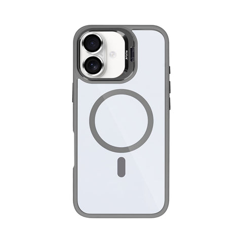 Étui Rixus Classic 03 avec MagSafe pour Apple iPhone 16 Plus Gris titane