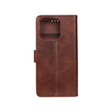 Rixus Bookcase pour Apple iPhone 16 Pro Max Marron