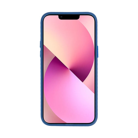 Étui Rixus Classic 04 avec MagSafe pour Apple iPhone 13 Pro Max bleu foncé