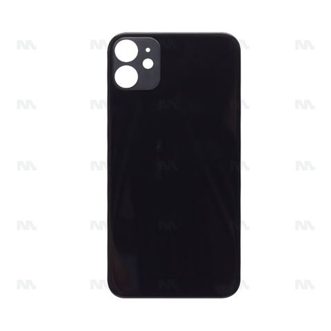 Vitre arrière avec bloc complet pour Apple iPhone 11 - Noir - Compatible