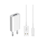 Adaptateur de voyage CH5W02 Lightning vers USB-C 5 W blanc