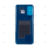 Vitre arrière pour Xiaomi Redmi Note 10 5G sans objectif, gris graphite, OEM