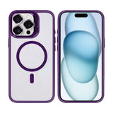 Étui Rixus Classic 03 avec MagSafe pour Apple iPhone 14 Pro Max violet foncé