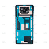 Vitre arrière pour Xiaomi Poco X3 Pro avec objectif métallique bronze OEM