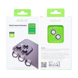 Verre trempé Rixus Metal Shield pour Apple iPhone 14, 14 Plus violet