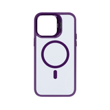 Étui Rixus Classic 03 avec MagSafe pour Apple iPhone 13 Pro violet foncé