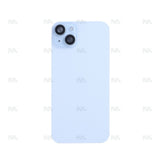 Vitre Arrière avec NFC, cadre de caméra agrandi bleu pour Apple iPhone 15 Plus – Reconditionné