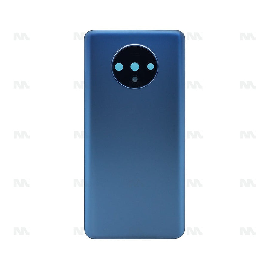 Vitre arrière pour OnePlus 7T avec objectif bleu glacier OEM