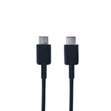 Câble de données USB-C vers USB-C 180 cm noir Boîte de vente au détail