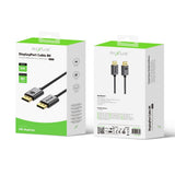 Câble DisplayPort - 8K - 500 cm - Rixus RXDP15 - Gris sidéral