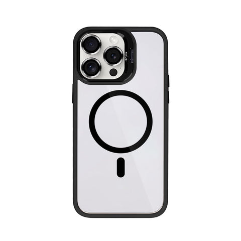 Étui Rixus Classic 03 avec MagSafe pour Apple iPhone 12, 12 Pro Noir
