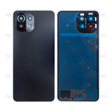Vitre arrière pour Xiaomi 11 Lite 5G NE avec objectif – Truffle Black – OEM
