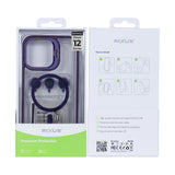 Étui Rixus Classic 03 avec MagSafe pour Apple iPhone 12 Pro Max violet foncé