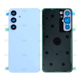 Vitre arrière pour Samsung Galaxy S24 FE S721B avec objectif bleu OEM