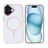 Étui Rixus Classic 04 avec MagSafe pour Apple iPhone 16 Plus rose