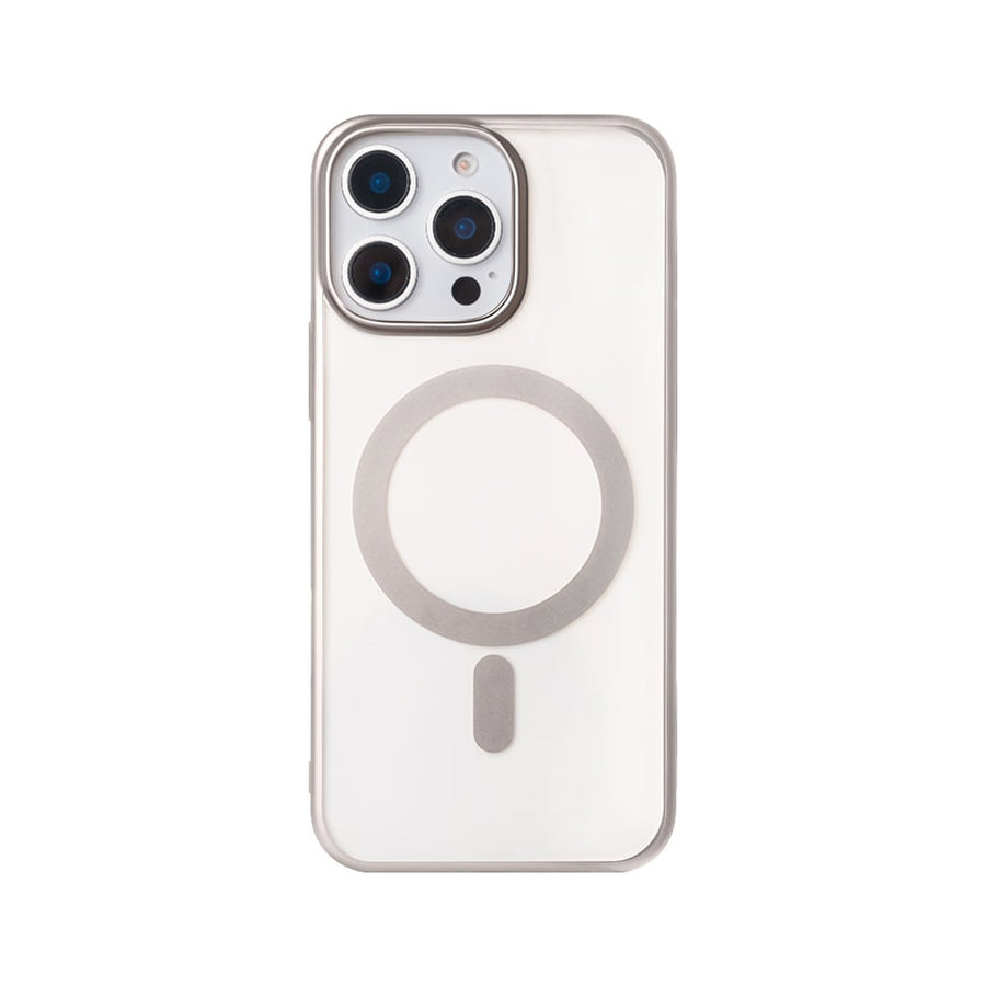Étui Rixus Instinct Mag pour Apple iPhone 12, 12 Pro Gris titane
