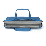Housse pour ordinateur portable avec bandoulière 13, 14,2 pouces Bleu denim