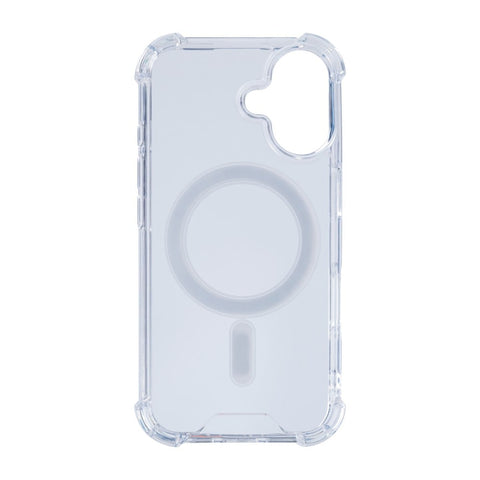 Étui anti-éclatement Rixus avec MagSafe pour Apple iPhone 16 transparent