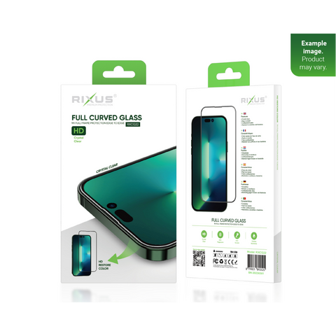 Verre trempé incurvé Rixus Clear HD pour Apple iPhone SE (2020)