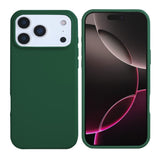 Coque de téléphone souple en TPU Rixus avec MagSafe pour Apple iPhone 17 Pro Max vert foncé